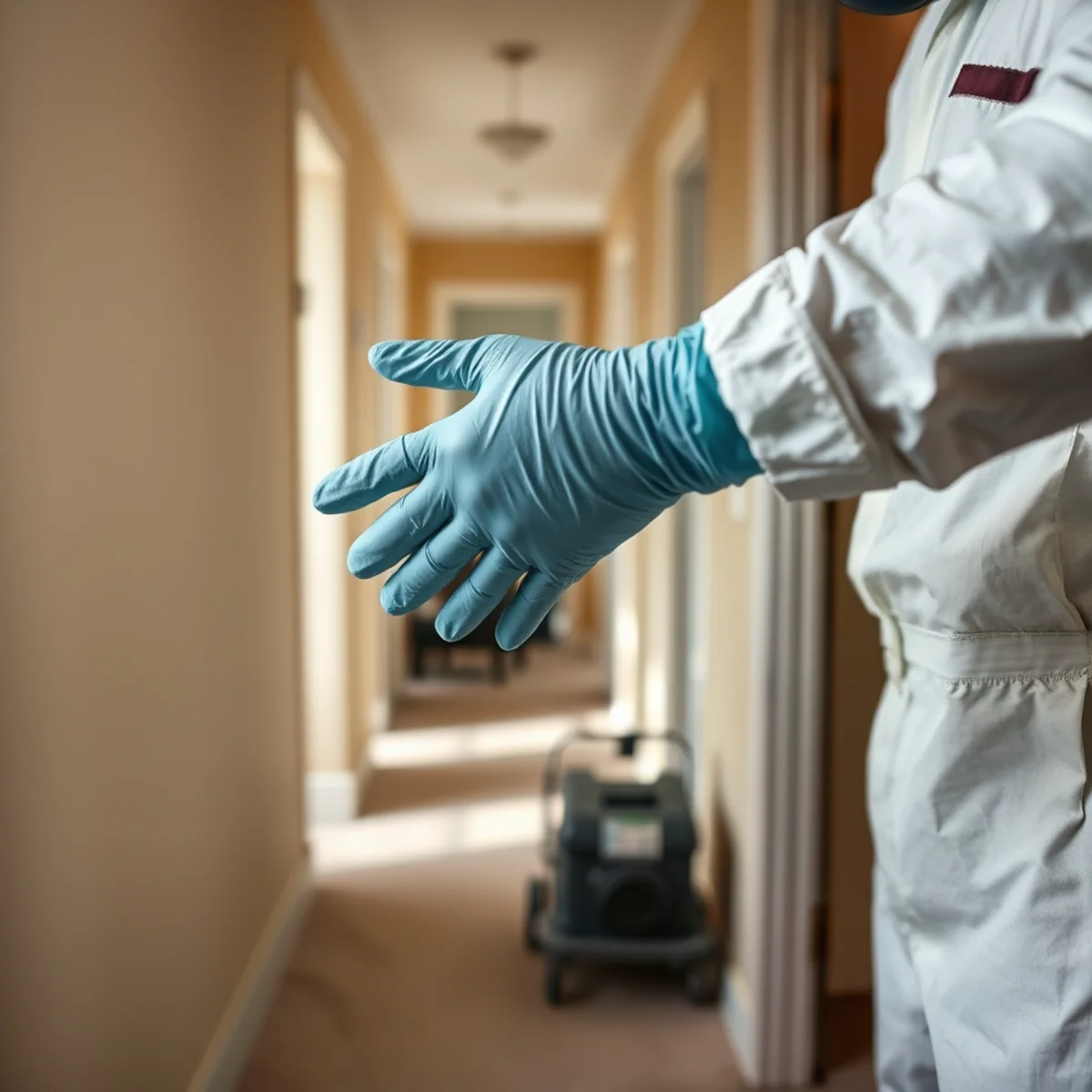 Emergency Smoke Cleanup in progress by an IICRC-certified technician in an Atlanta, GA home