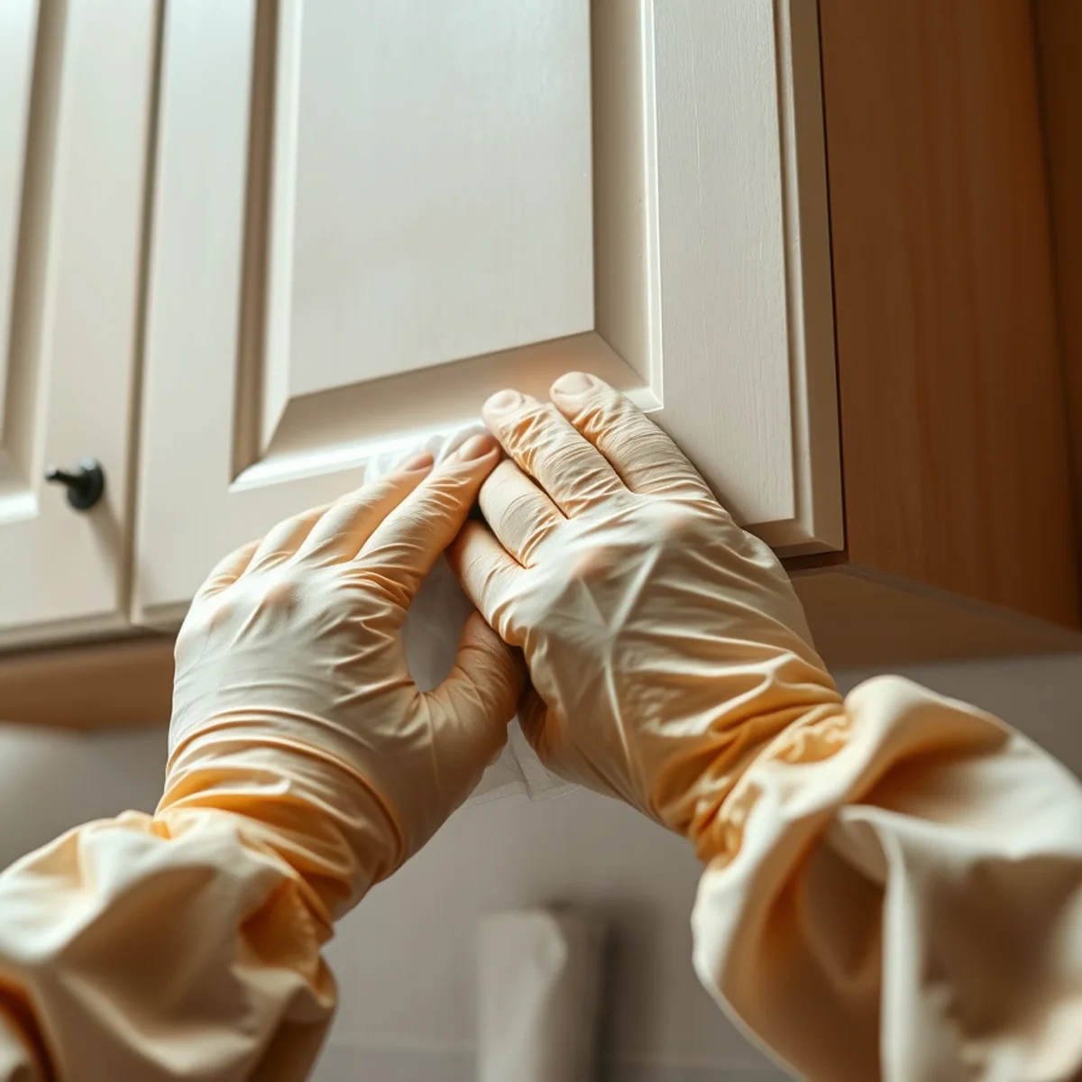 Kitchen Fire Emergency Cleanup in progress by an IICRC-certified technician in an Atlanta, GA home